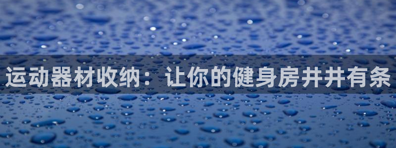 极悦平台官方网站首页：运动器材收纳：让你的健身房井井