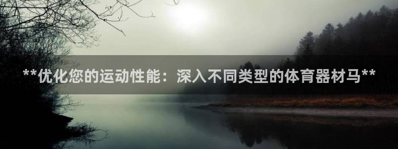 极悦平台有风险吗：**优化您的运动性能：深入不同类型