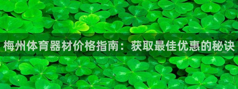 极悦官网登录入口网址：梅州体育器材价格指南：获取最佳