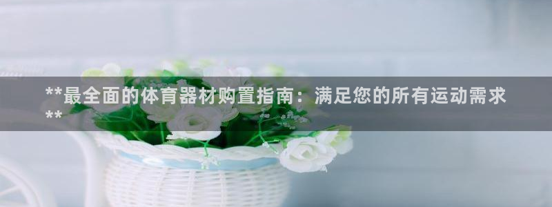 极悦娱乐挂机赚钱是真的吗：**最全面的体育器材购置指