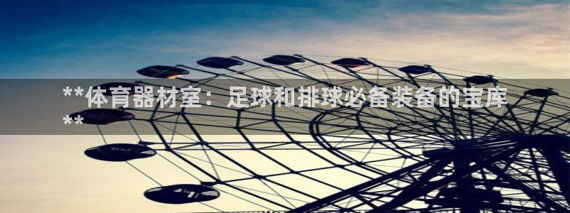 极悦平台使用教程图解：**体育器材室：足球和排球必备