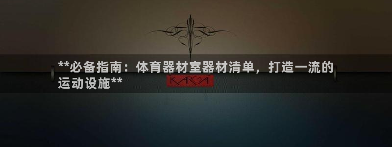 极悦平台安全吗：**必备指南：体育器材室器材清单，打