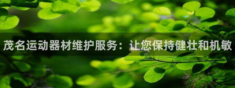 极悦平台注册流程详解图：茂名运动器材维护服务：让您保