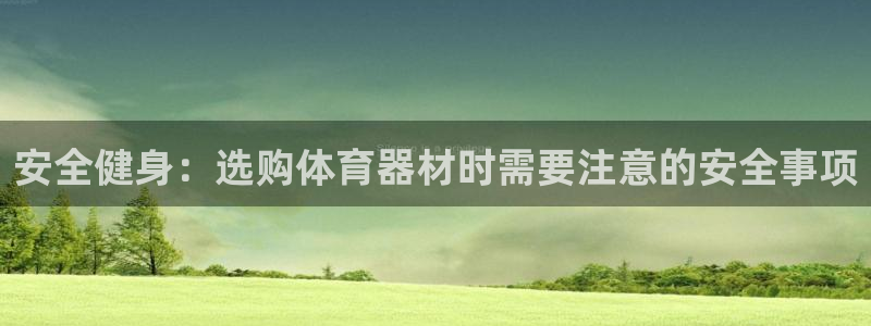 极悦娱乐的背景和历史背景分析：安全健身：选购体育器材