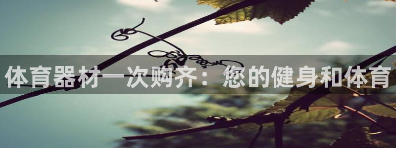 极悦平台使用注意事项：体育器材一次购齐：您的健身和体