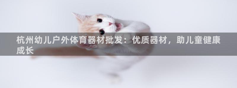 极悦平台是干什么的啊：杭州幼儿户外体育器材批发：优质器材，助
