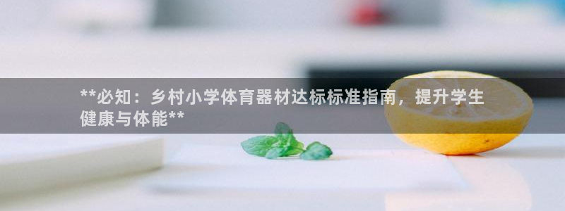 极悦娱乐的创始人背景故事简介：**必知：乡村小学体育