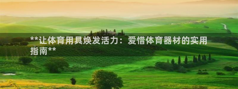 极悦娱乐官网入口网址：**让体育用具焕发活力：爱惜体
