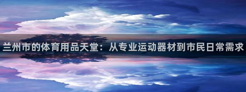 极悦平台注册流程图：兰州市的体育用品天堂：从专业运动器材到市